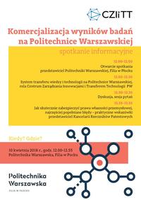 Komercjalizacja wyników badań na Politechnice Warszawskiej