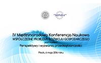 Współczesne problemy rozwoju gospodarczego - relacja z konferencji Współczesne problemy rozwoju gospodarczego - relacja z konferencji