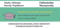 Projekt NERW PW oferta dla studentów PW Projekt NERW PW oferta dla studentów PW