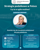 Webinar: Strategie podatkowe w Polsce – czy to w ogóle możliwe?  