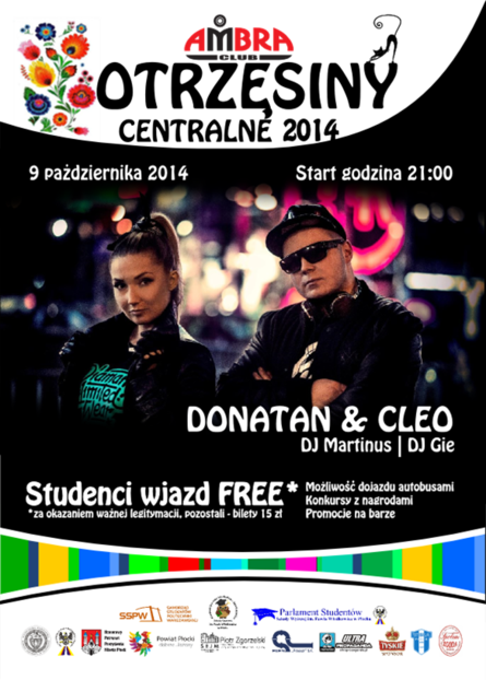 SSPW Otrzęsiny Płock 2014 Donatan i Cleo