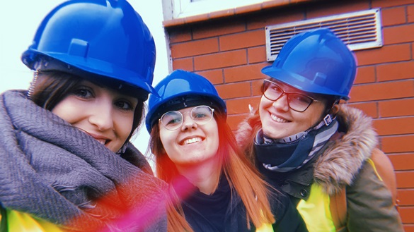 Natalia, Agata i Klaudia z Inżynierii środowiska