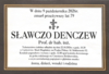 Nekrolog Denczew