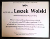 nekrolog -  prof. Wolsk 2
