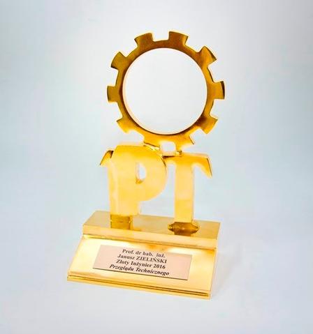 Statuetka złoty inżynier