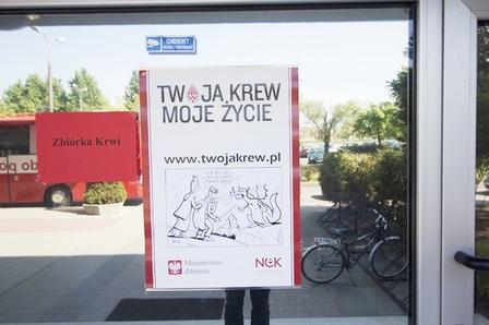 Zbiorka krwi na Politechnice (1)