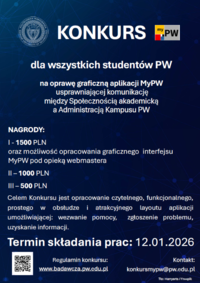 Konkurs graficzny dla studentów PW 