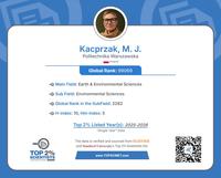 Profesor Małgorzata Kacprzak w World’s TOP 2% Scientists 2026